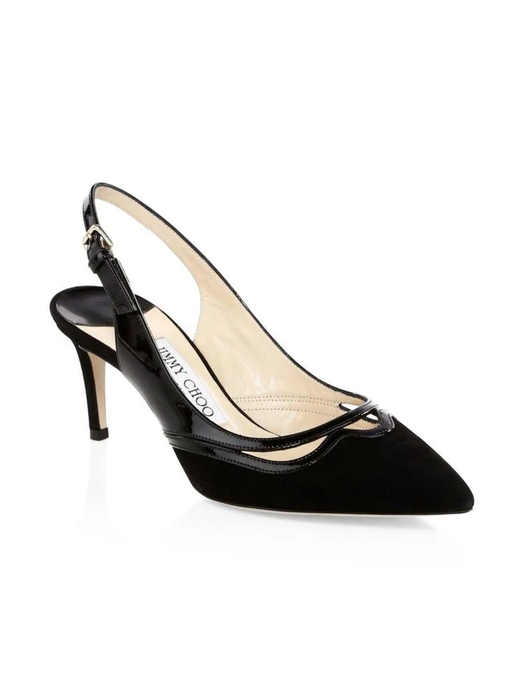 商品Jimmy Choo|Jimmy Choo - Harrison Point-Toe Slingback Pumps,价格¥2324,第2张图片详细描述