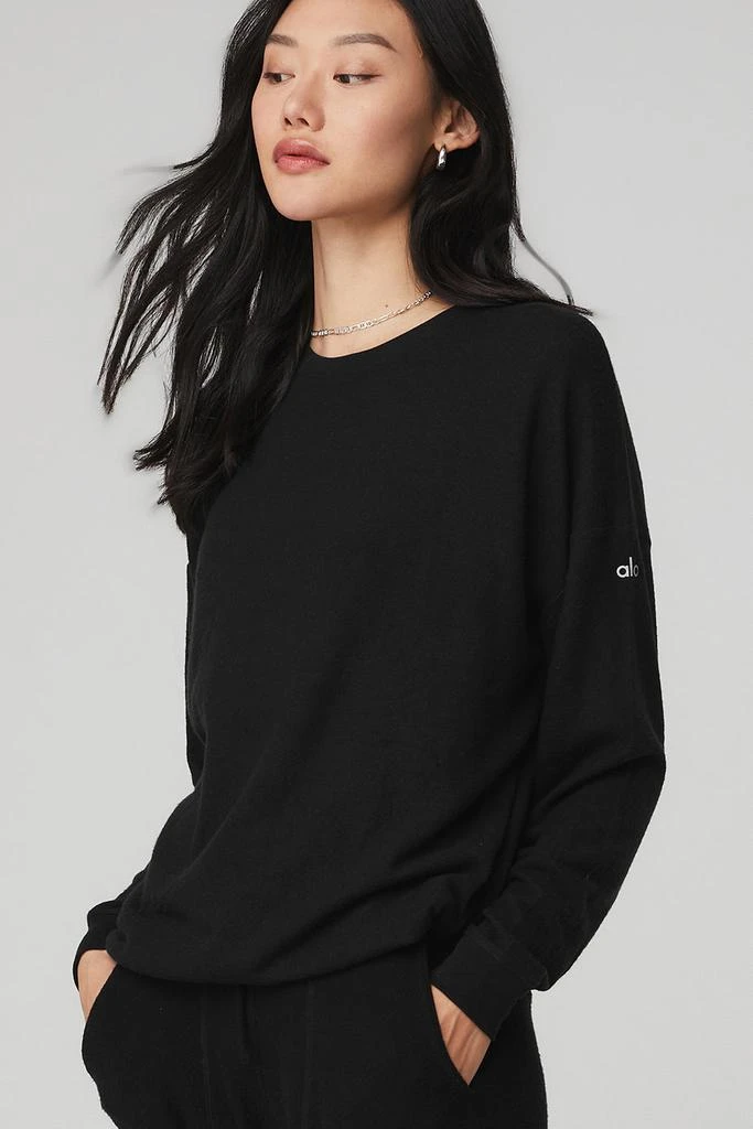 商品Alo|Soho Pullover - Black,价格¥662,第5张图片详细描述