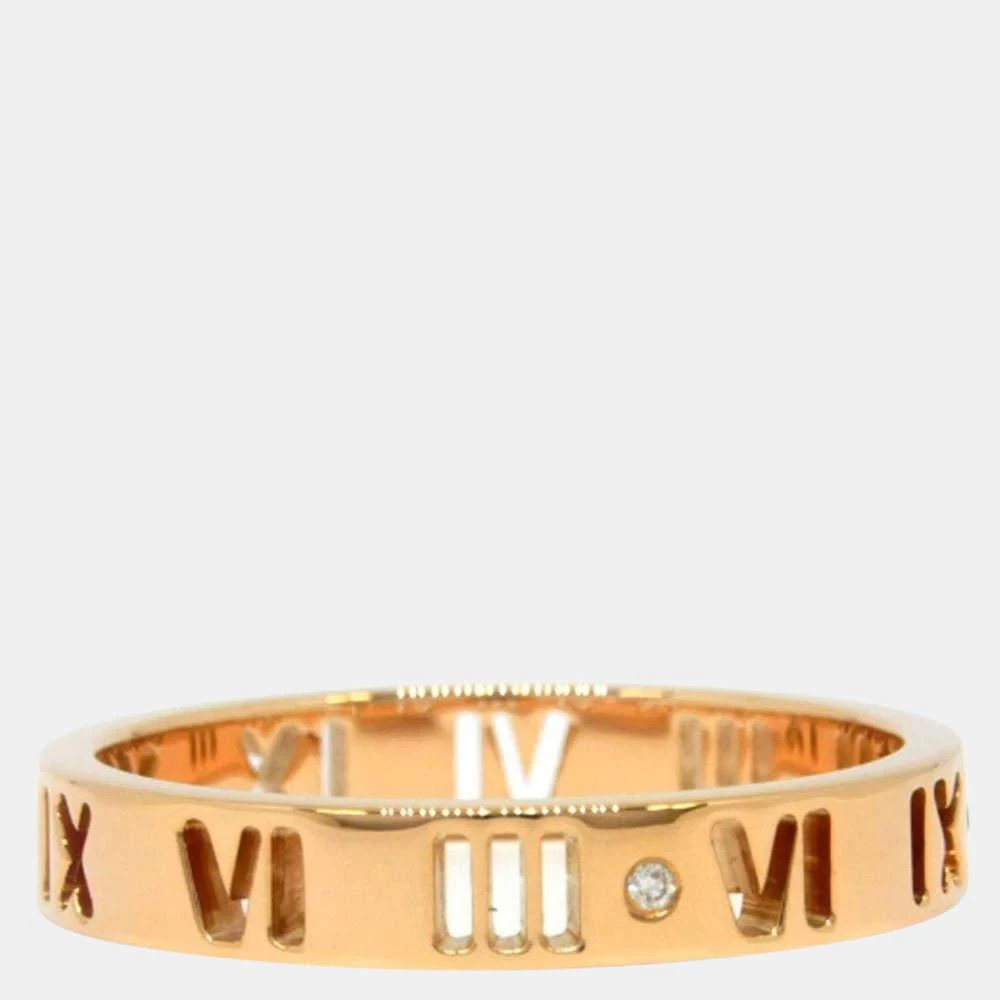 商品[二手商品] Tiffany & Co.|Tiffany & Co. Atlas 18K Rose Gold Diamond Ring EU 53,价格¥5940,第4张图片详细描述