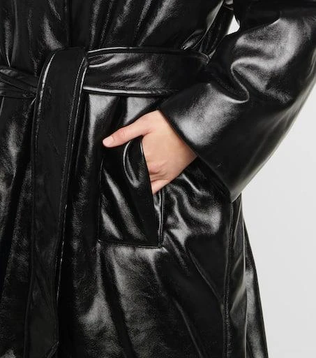商品STAND STUDIO|Irma配腰带人造皮革大衣,价格¥2881,第5张图片详细描述