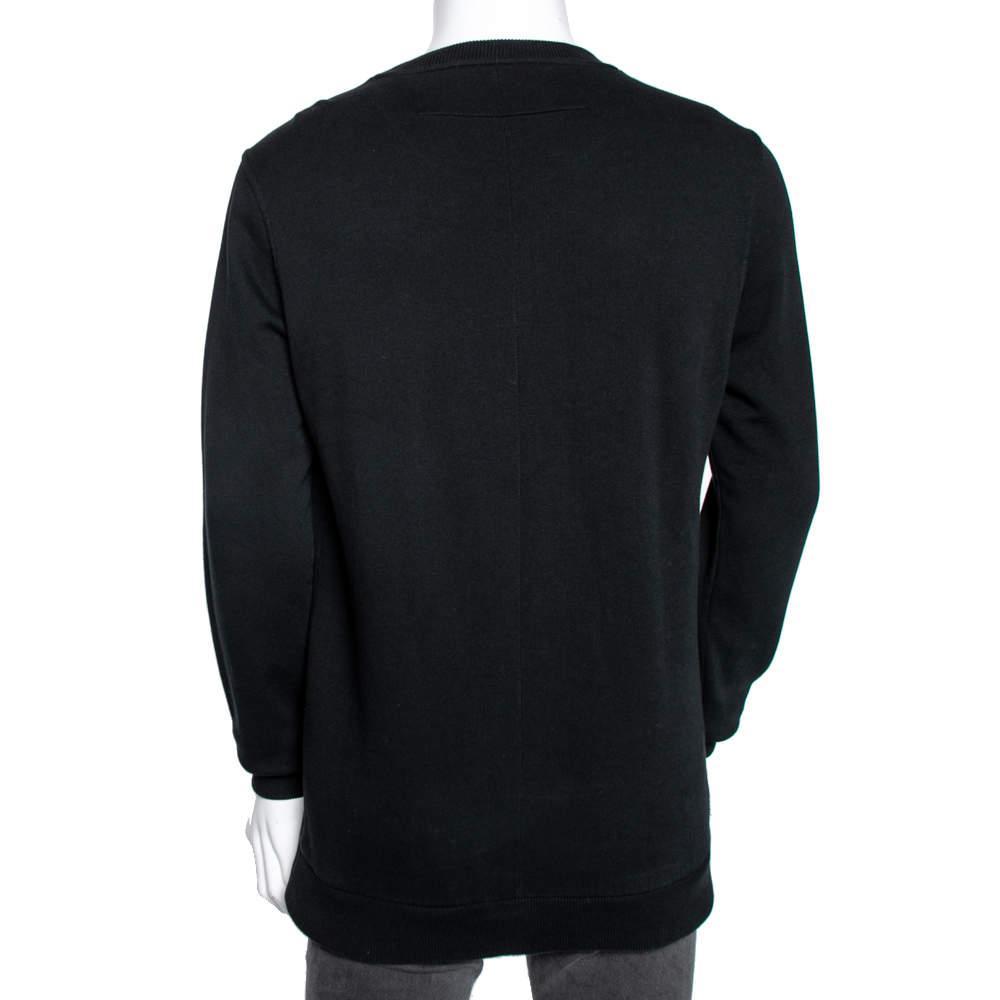商品[二手商品] Givenchy|Givenchy Black Shark Printed Cotton Crew Neck Sweatshirt XS,价格¥1081,第5张图片详细描述