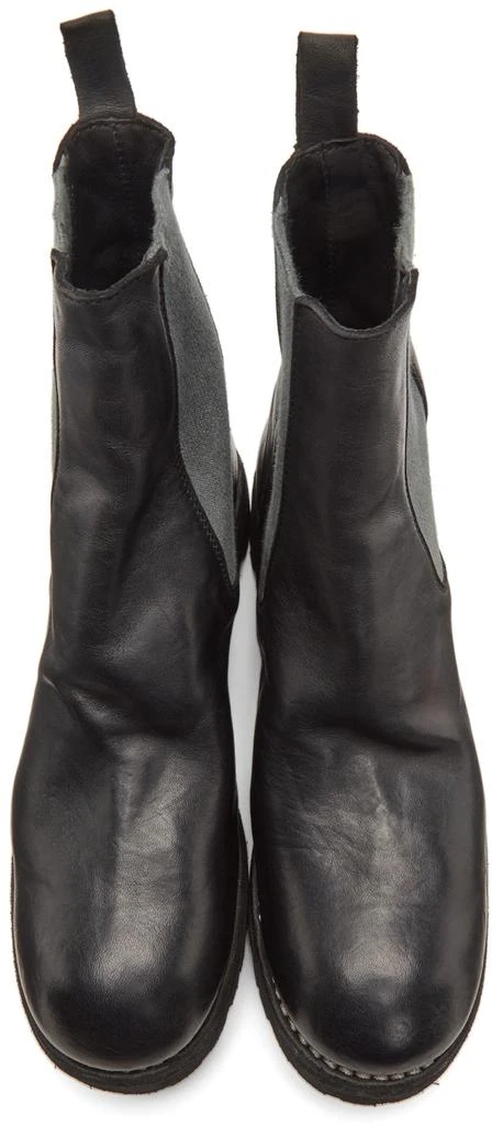 商品guidi|Black Leather Chelsea Boots,价格¥6714,第5张图片详细描述