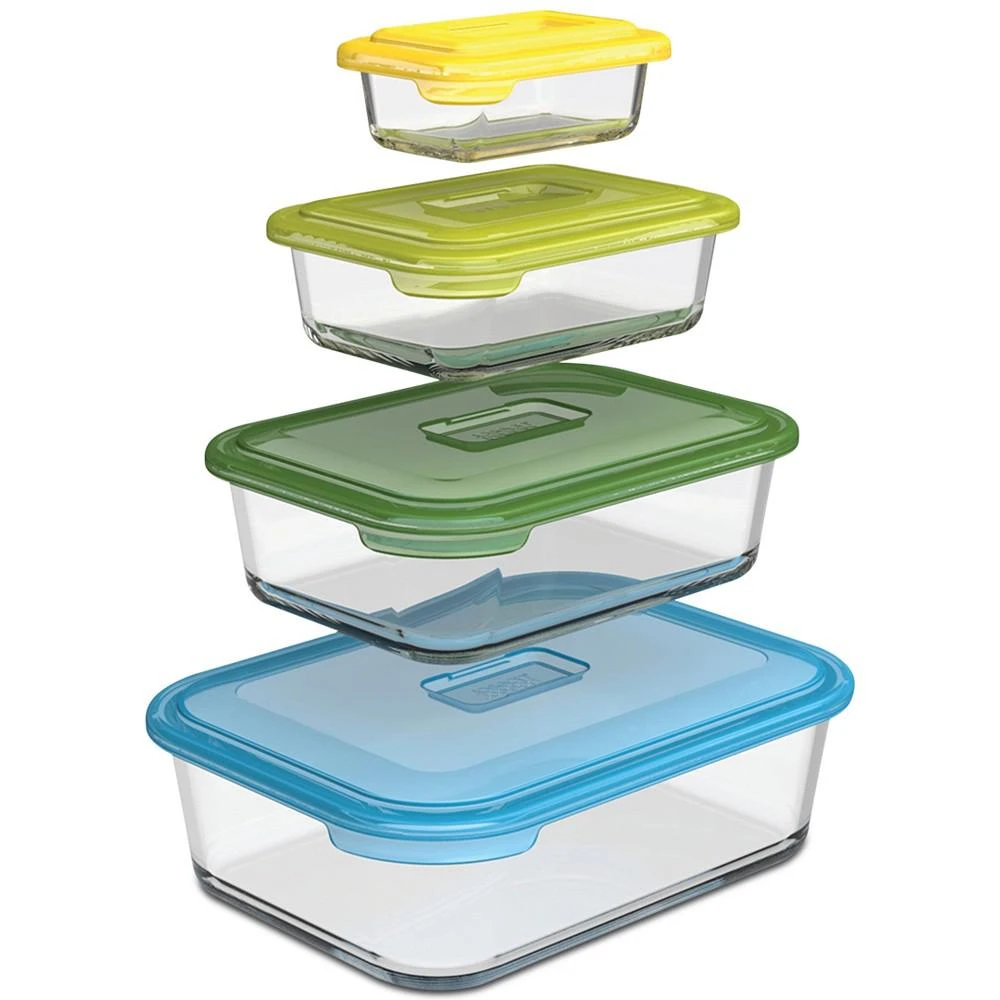 商品Joseph Joseph|8-Pc. Nesting Glass Container Set,价格¥308,第3张图片详细描述