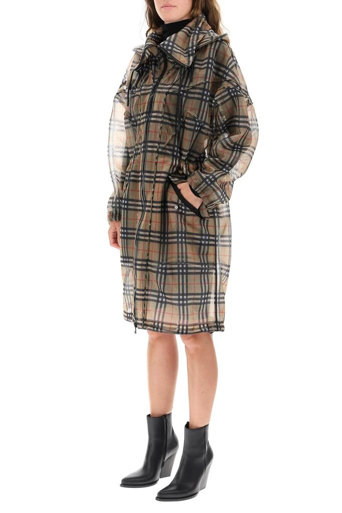 商品Burberry|Burberry vintage check nylon mesh parka,价格¥7069,第4张图片详细描述