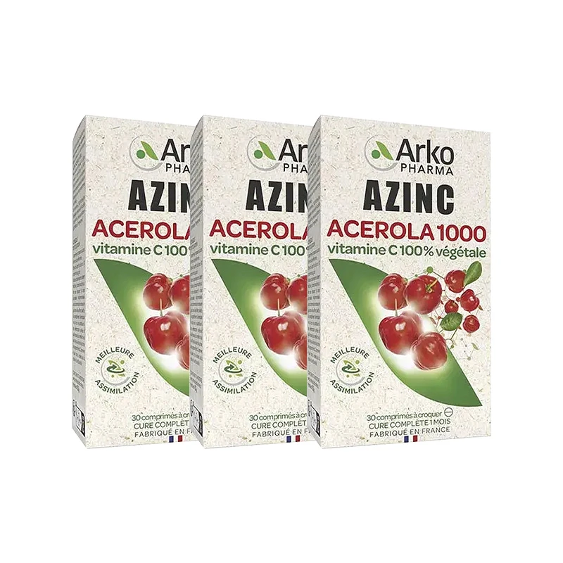 纯植物针叶樱桃提炼维生素C咀嚼片30粒 抗疲劳  1-2-3盒 商品