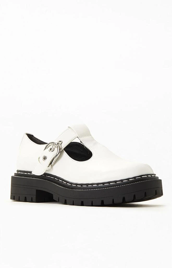 商品Sam Edelman|Women's White Emelia Platform Loafers,价格¥298,第1张图片