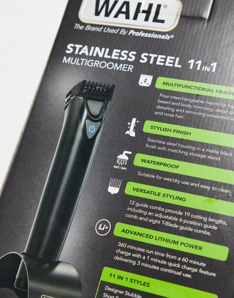 商品WAHL|Wahl Stainless Steel 11 in 1 Fully Washable Multigroomer,价格¥975,第3张图片详细描述