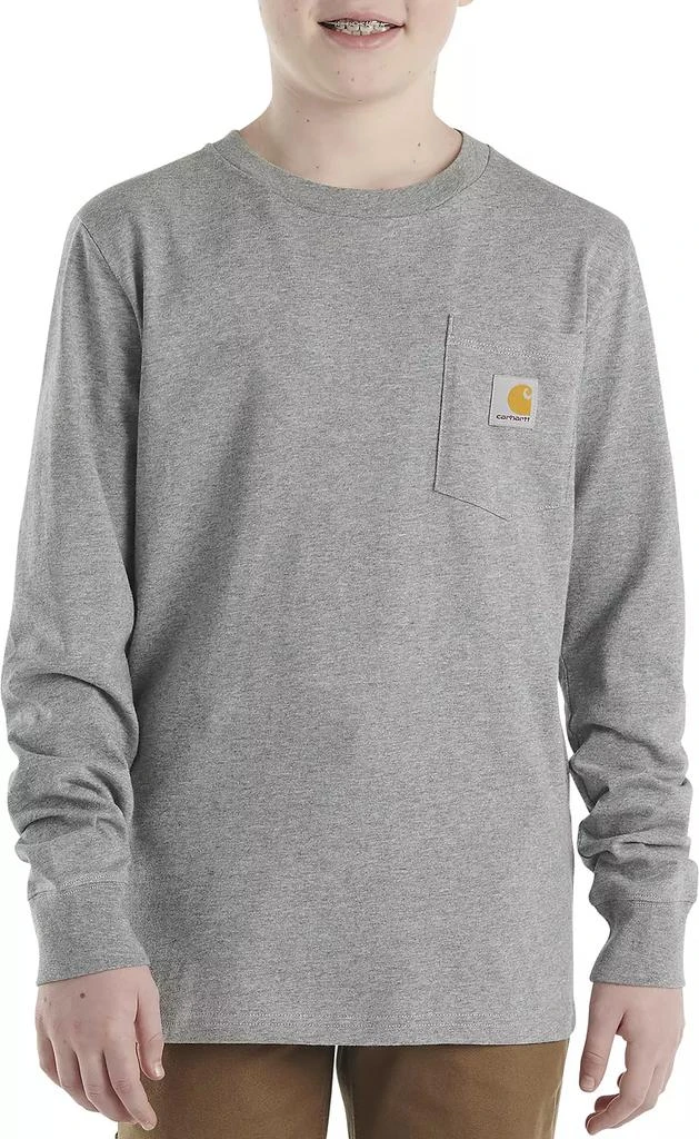 商品Carhartt|Carhartt Boys' Long Sleeve Pocket Shirt,价格¥164,第1张图片
