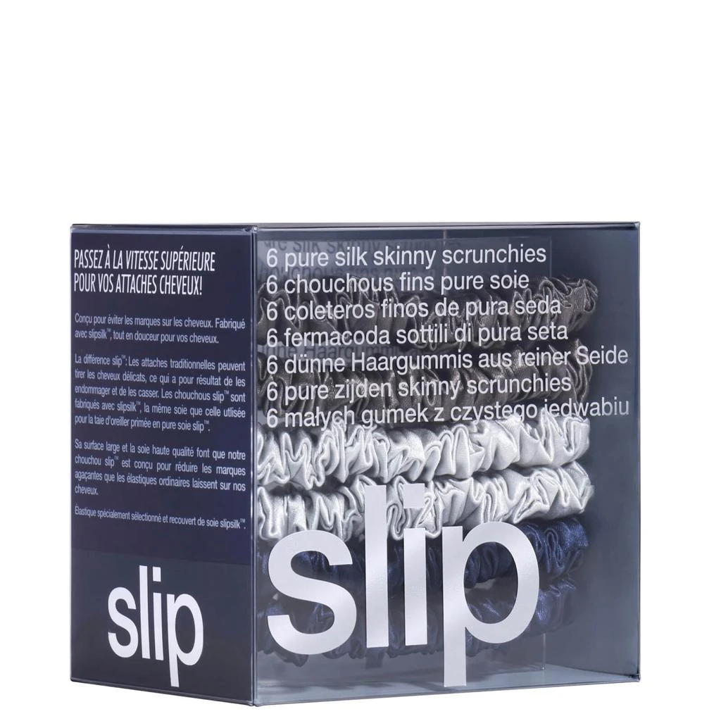 商品Slip|Slip Pure Silk 6-Pack Skinny Scrunchies,价格¥326,第3张图片详细描述