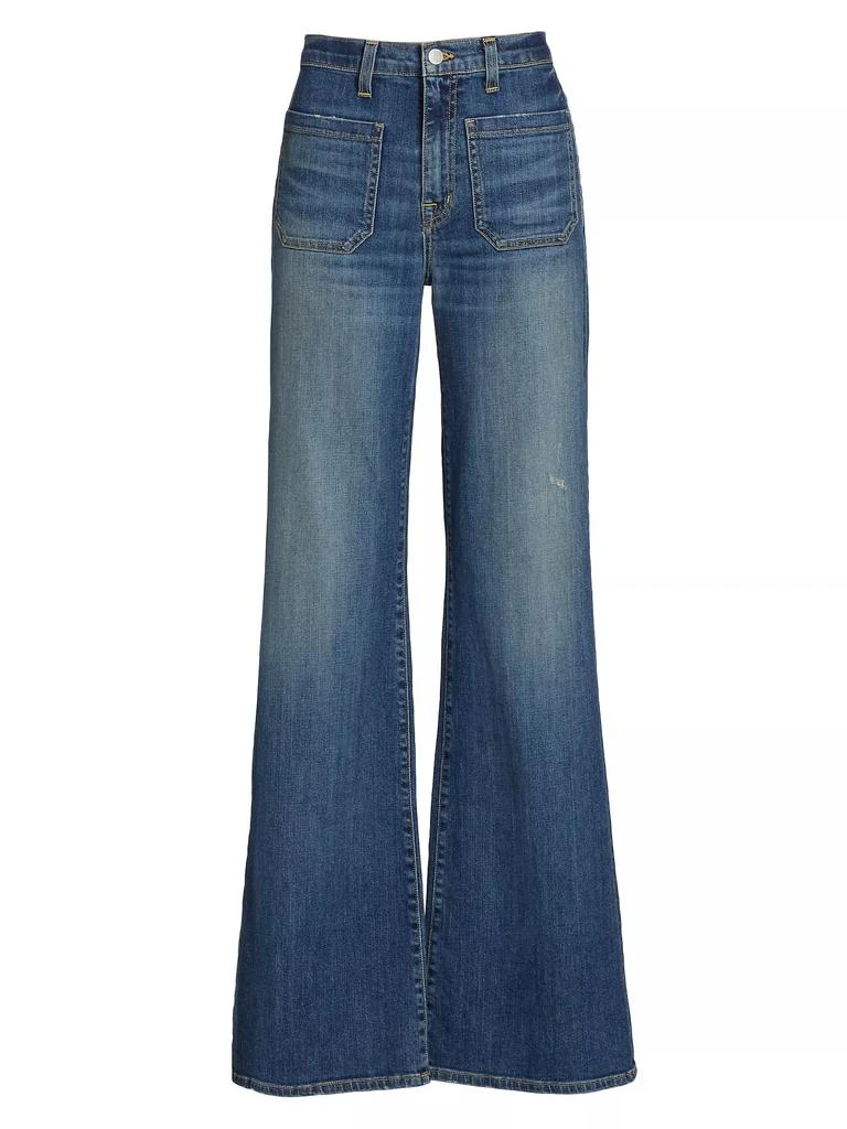 商品Nili Lotan|Florence High-Rise Boot-Cut Jeans,价格¥2964,第1张图片