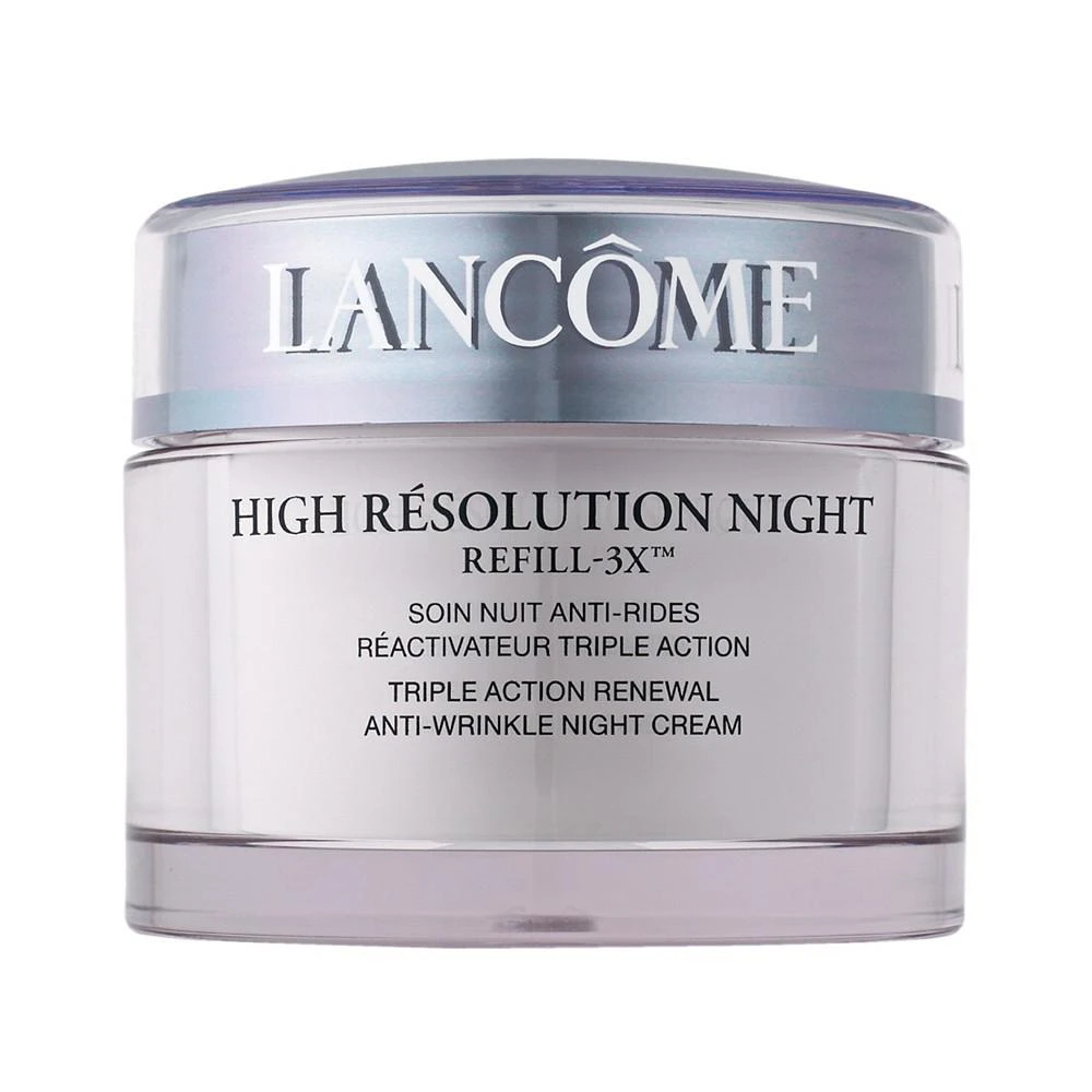 商品Lancôme|High Résolution Refill-3X Anti-Wrinkle Night Moisturizer Cream, 2.6 oz,价格¥831,第1张图片