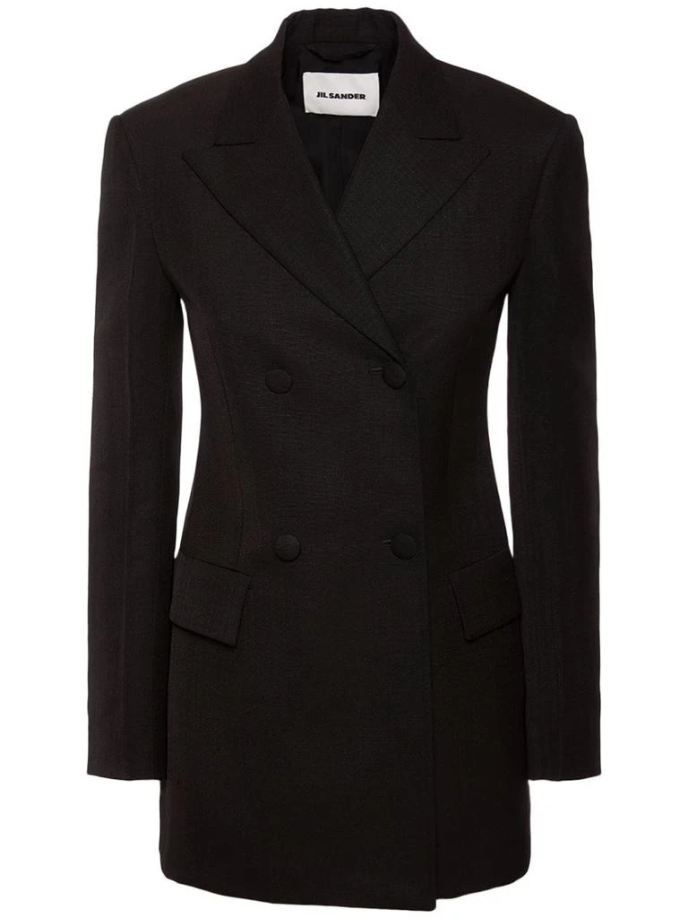 商品Jil Sander|Fluid Silk & Viscose Blazer,价格¥11478,第1张图片