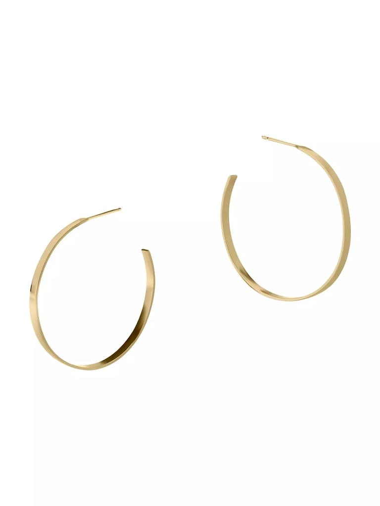 商品LANA|Sunrise 14K Yellow Gold Hoop Earrings/1.18",价格¥7505,第2张图片详细描述