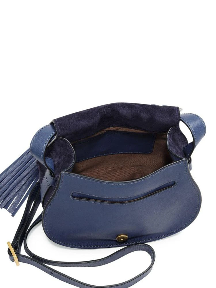 商品Chloé|Marcie Small Suede Saddle Crossbody Bag,价格¥7425,第2张图片详细描述