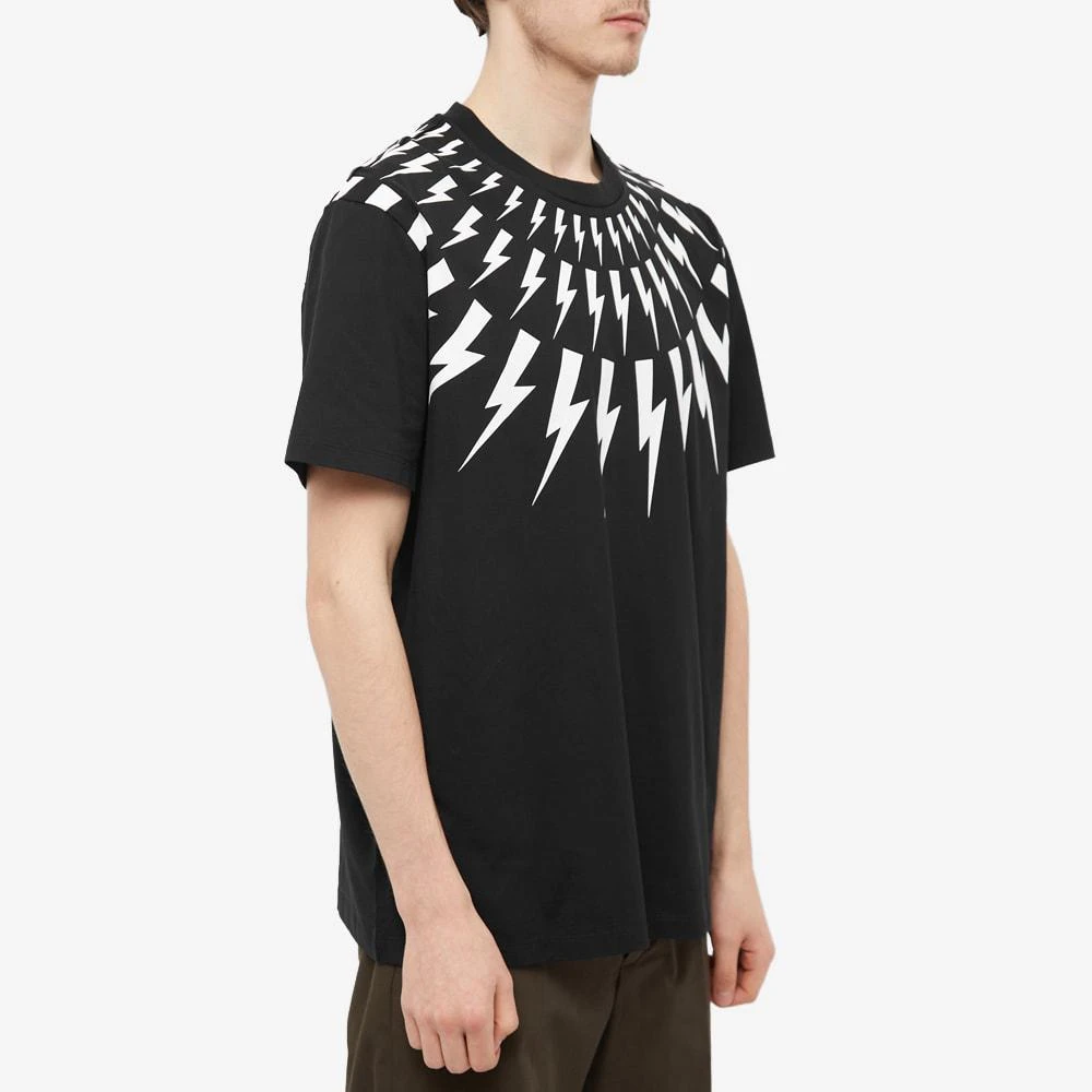 商品Neil Barrett|Neil Barrett Fairisle Thunderbolt Tee,价格¥793,第2张图片详细描述