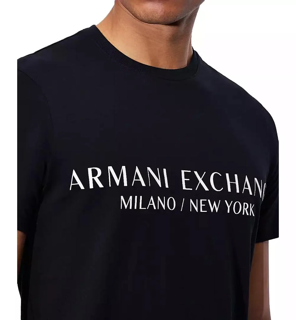 商品Armani Exchange|Men's Milano New York Logo Graphic T-Shirt,价格¥374,第3张图片详细描述
