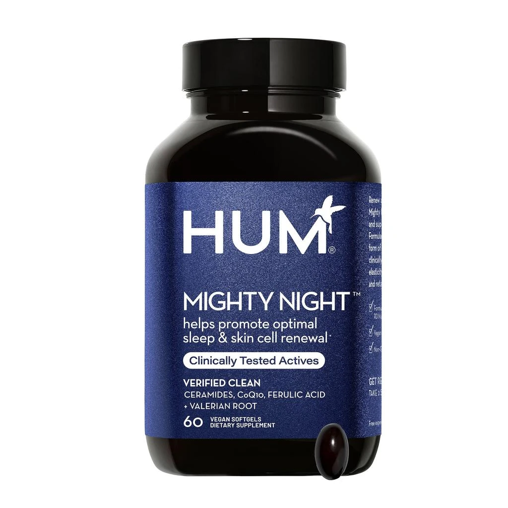 商品Hum Nutrition|Mighty Night Overnight Renewal Supplement,价格¥301,第1张图片