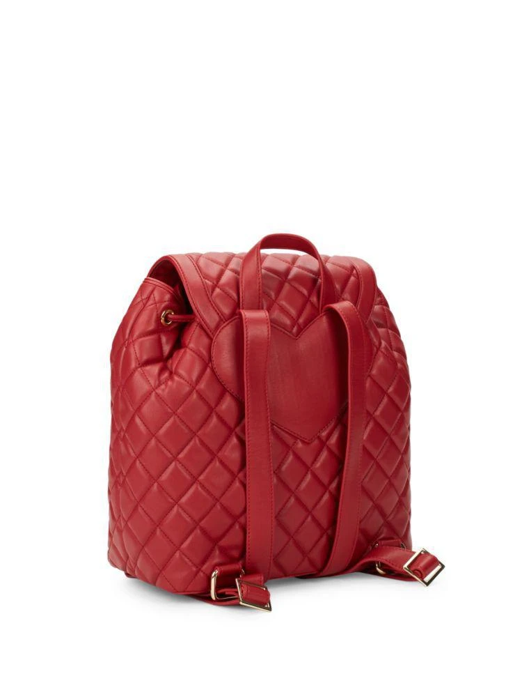 商品Moschino|Quilted Drawstring Backpack,价格¥1337,第4张图片详细描述