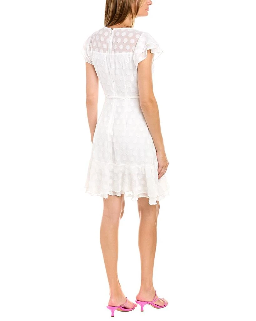 商品Karl Lagerfeld Paris|KARL LAGERFELD Clip Dot Tiered Ruffle Mini Dress,价格¥231,第2张图片详细描述