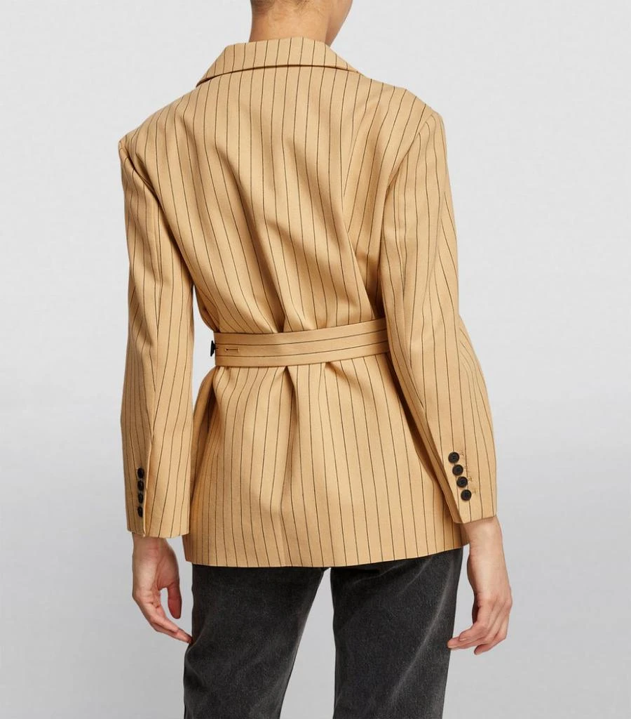 商品Maje|Striped Belted Blazer,价格¥1498,第4张图片详细描述