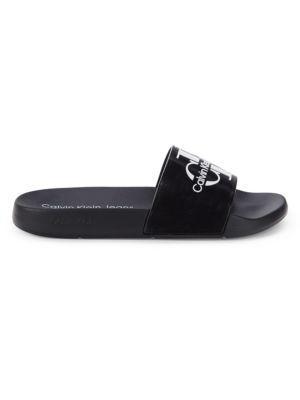 商品Calvin Klein|Avett Logo Slides,价格¥198,第3张图片详细描述