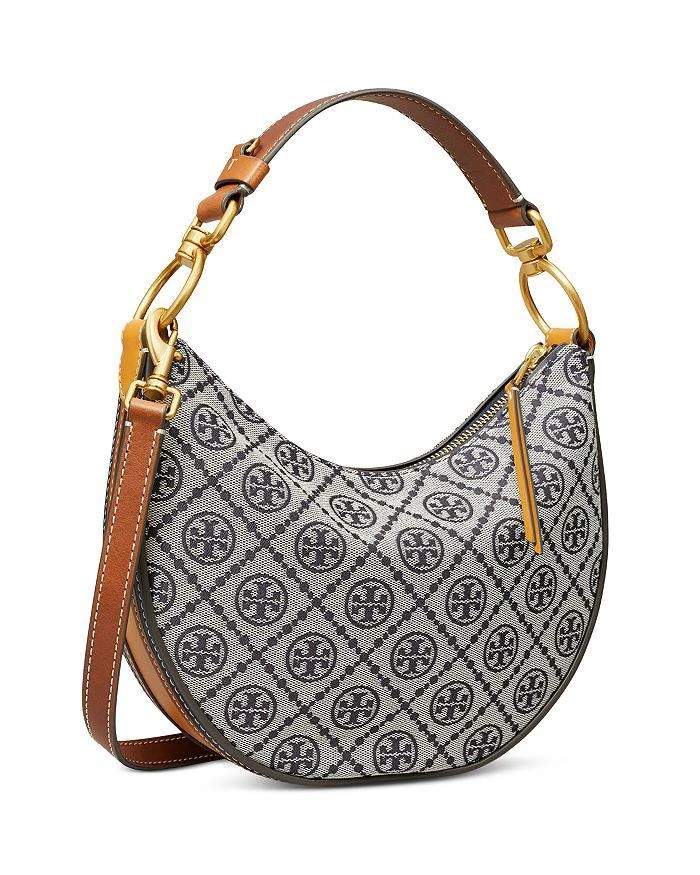 商品Tory Burch|T Monogram Mini Jacquard Crescent Bag,价格¥2978,第3张图片详细描述