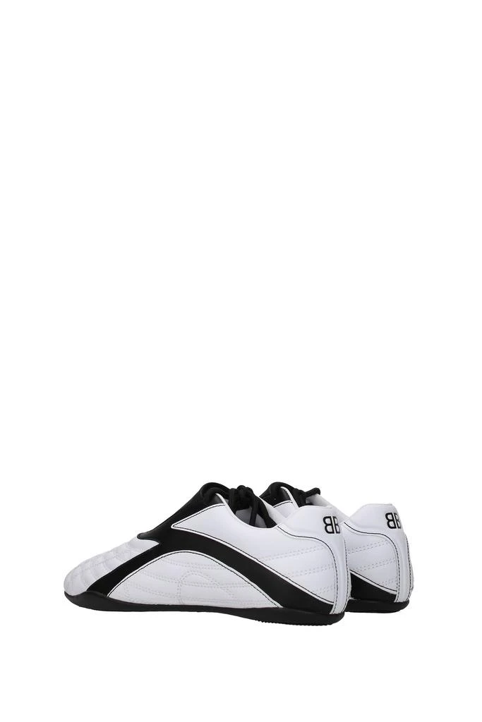 商品Balenciaga|Sneakers Leather White Black,价格¥1724,第4张图片详细描述