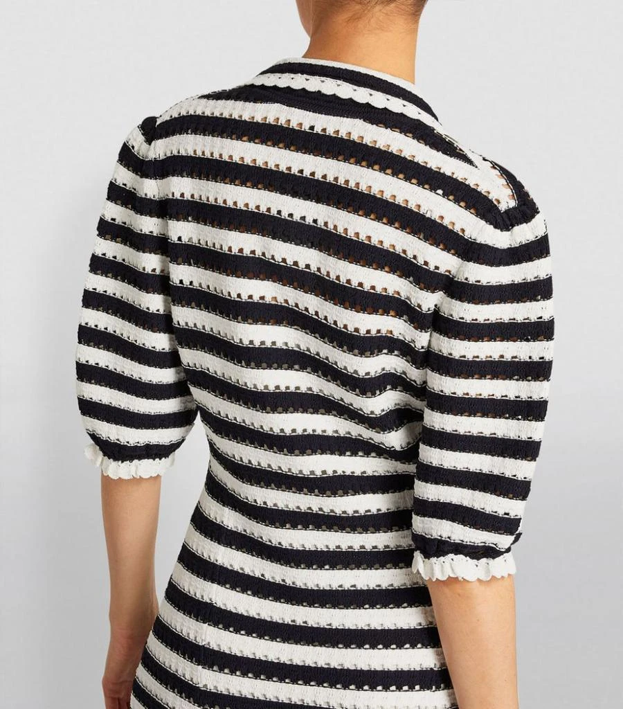 Crochet-Effect Mini Dress 商品
