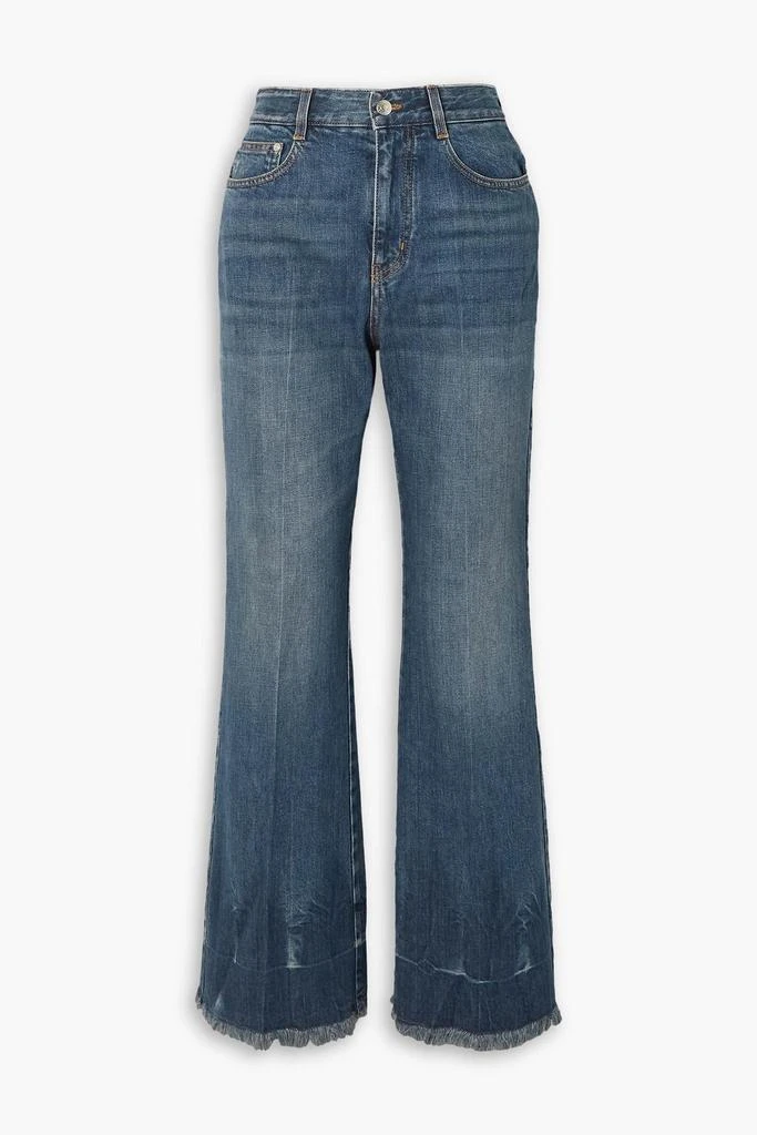 商品Stella McCartney|Frayed high-rise flared jeans,价格¥1935,第1张图片
