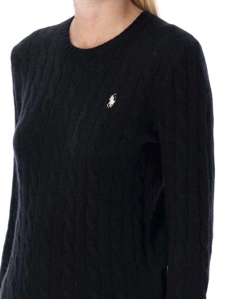 商品Ralph Lauren|Polo Ralph Lauren Pony Embroidered Cable-Knitted Jumper,价格¥1358,第5张图片详细描述