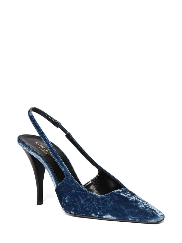商品Yves Saint Laurent|90mm Blade Velvet Pumps,价格¥6922,第2张图片详细描述