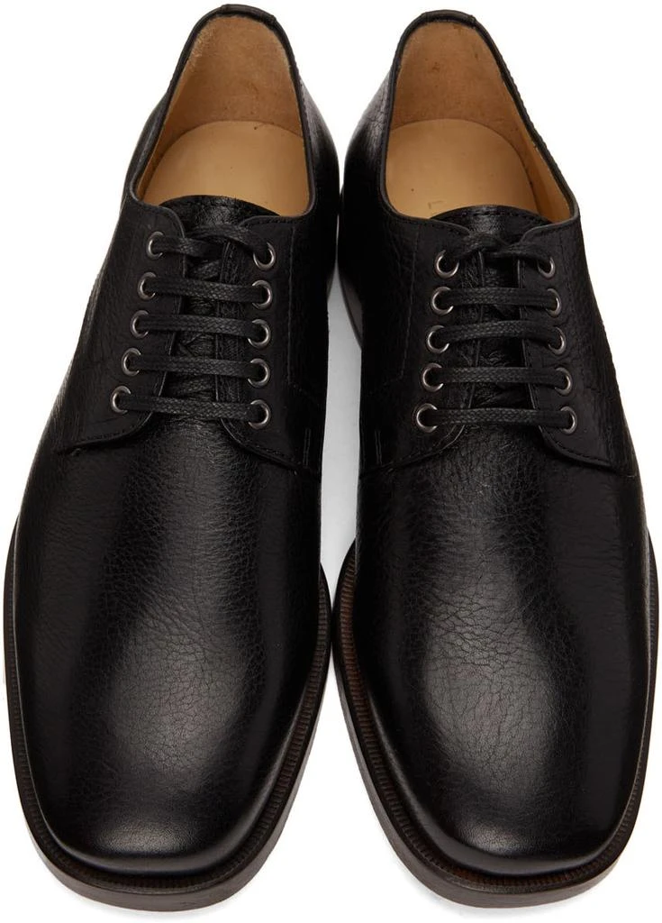 商品Lemaire|Black Vegetable-Tanned Leather Derbys,价格¥2185,第5张图片详细描述