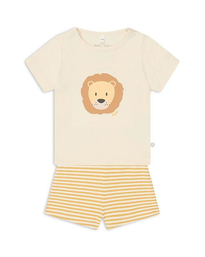 商品MORI|Unisex Tee & Shorts Pajama Set - Baby,价格¥291,第1张图片详细描述