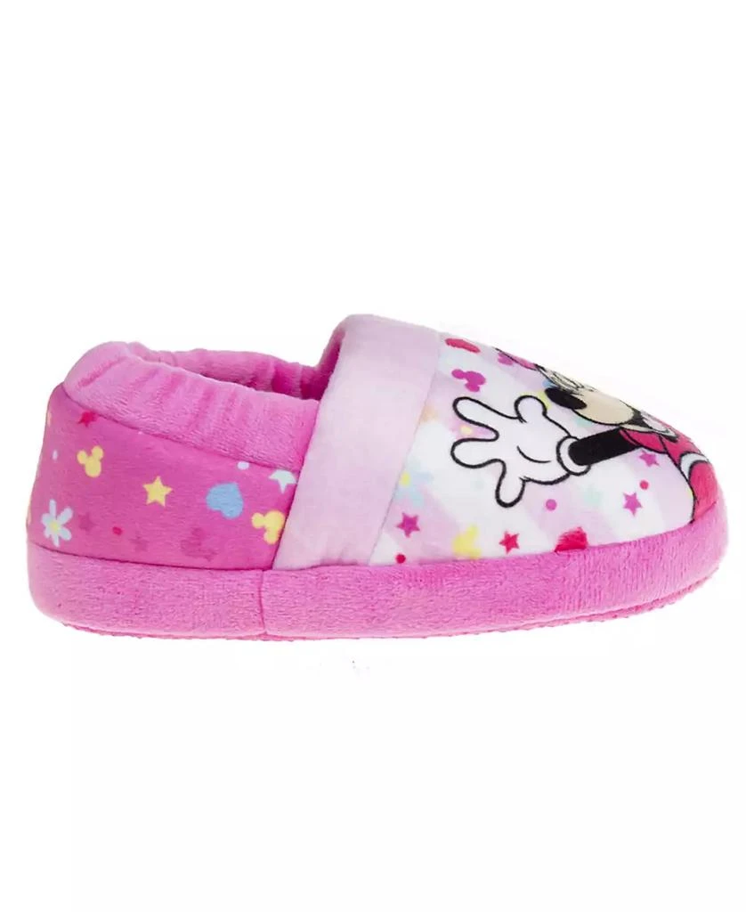 商品Disney|Little Girls Minnie Mouse Happy Go Lucky Dual Sizes Slippers,价格¥172,第2张图片详细描述