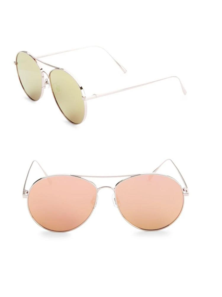 商品GENTLE MONSTER|Ranny Ring 57MM Aviator Sunglasses,价格¥1949,第1张图片