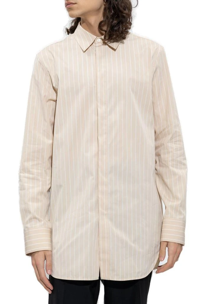 商品Jil Sander|Jil Sander Striped Long-Sleeved Shirt,价格¥1476,第2张图片详细描述