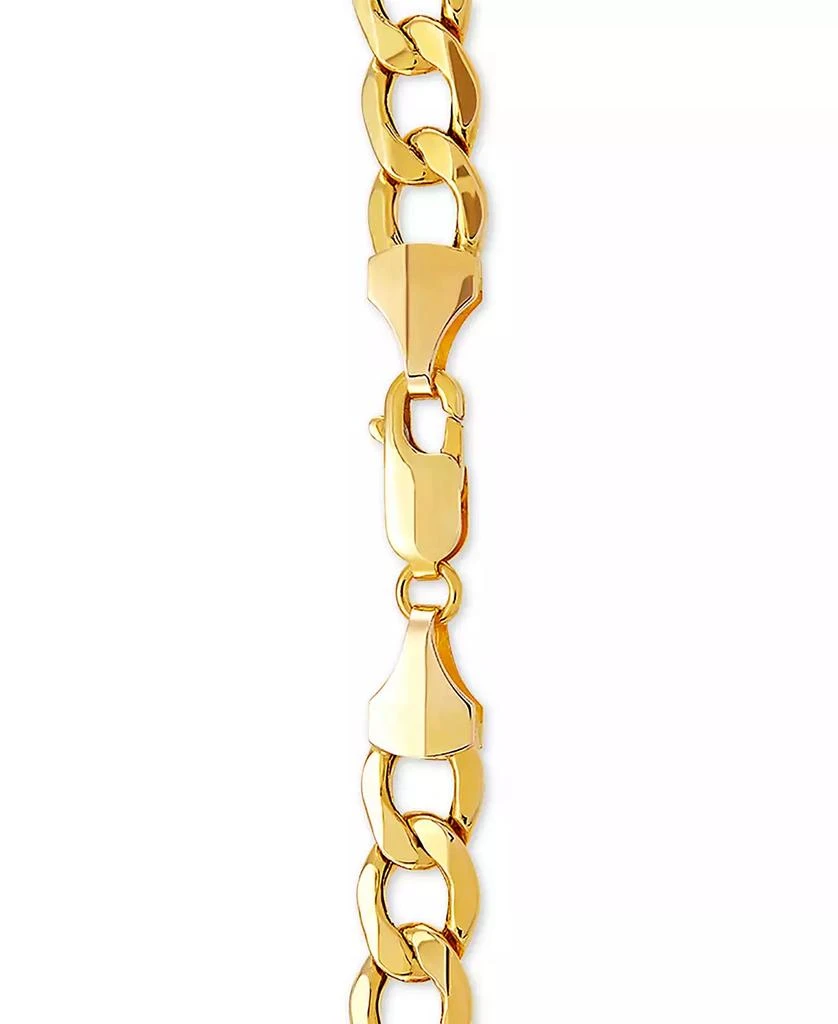 商品Italian Gold|22" Curb Link Chain Necklace (7mm) in 10k Gold,价格¥8352,第3张图片详细描述