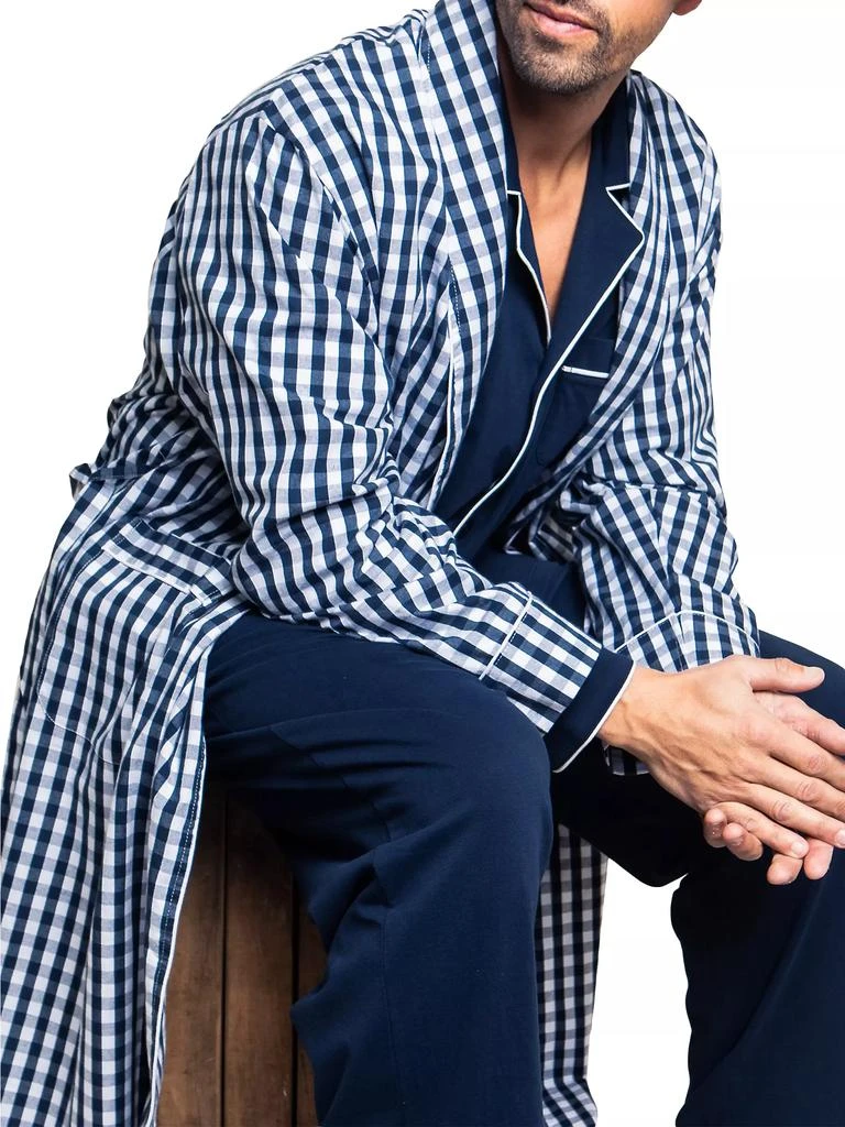 商品Petite Plume|Gingham Robe,价格¥705,第2张图片详细描述