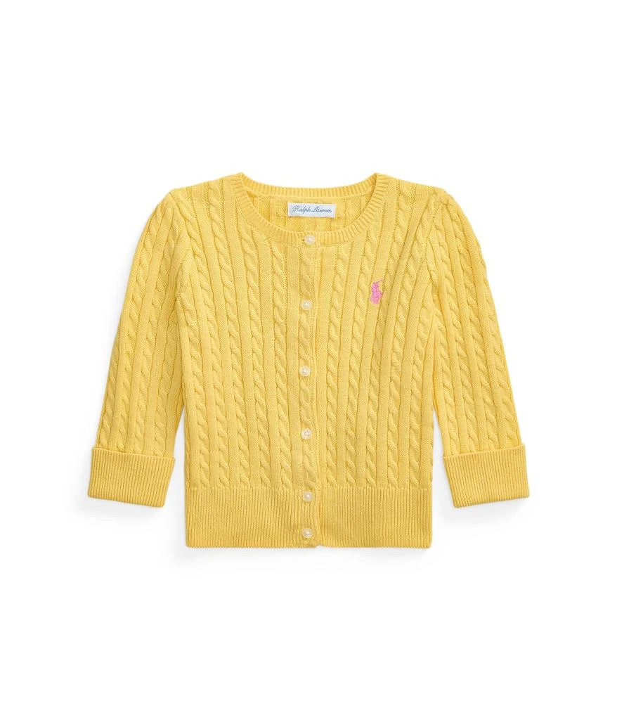 商品Ralph Lauren|Mini-Cable Cotton Cardigan (Infant),价格¥301,第1张图片