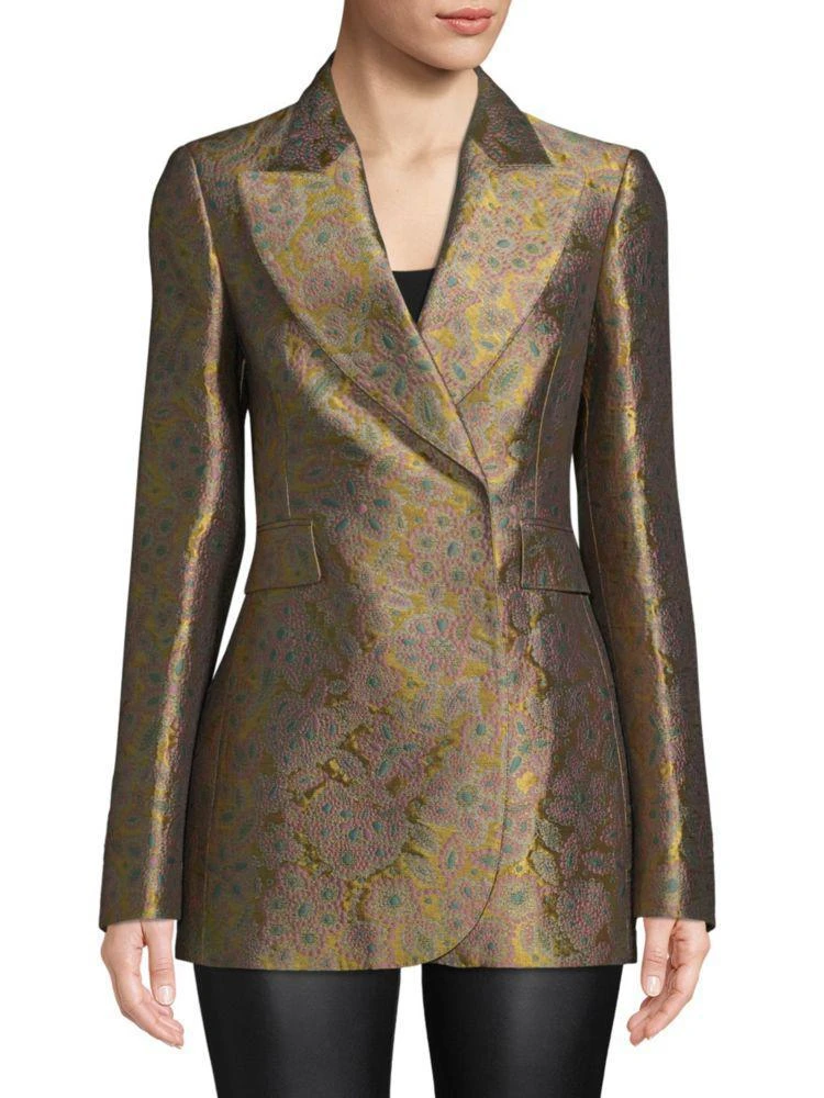 商品Lanvin|Lanvin Brocade Peak Lapel Jacket,价格¥7314,第1张图片