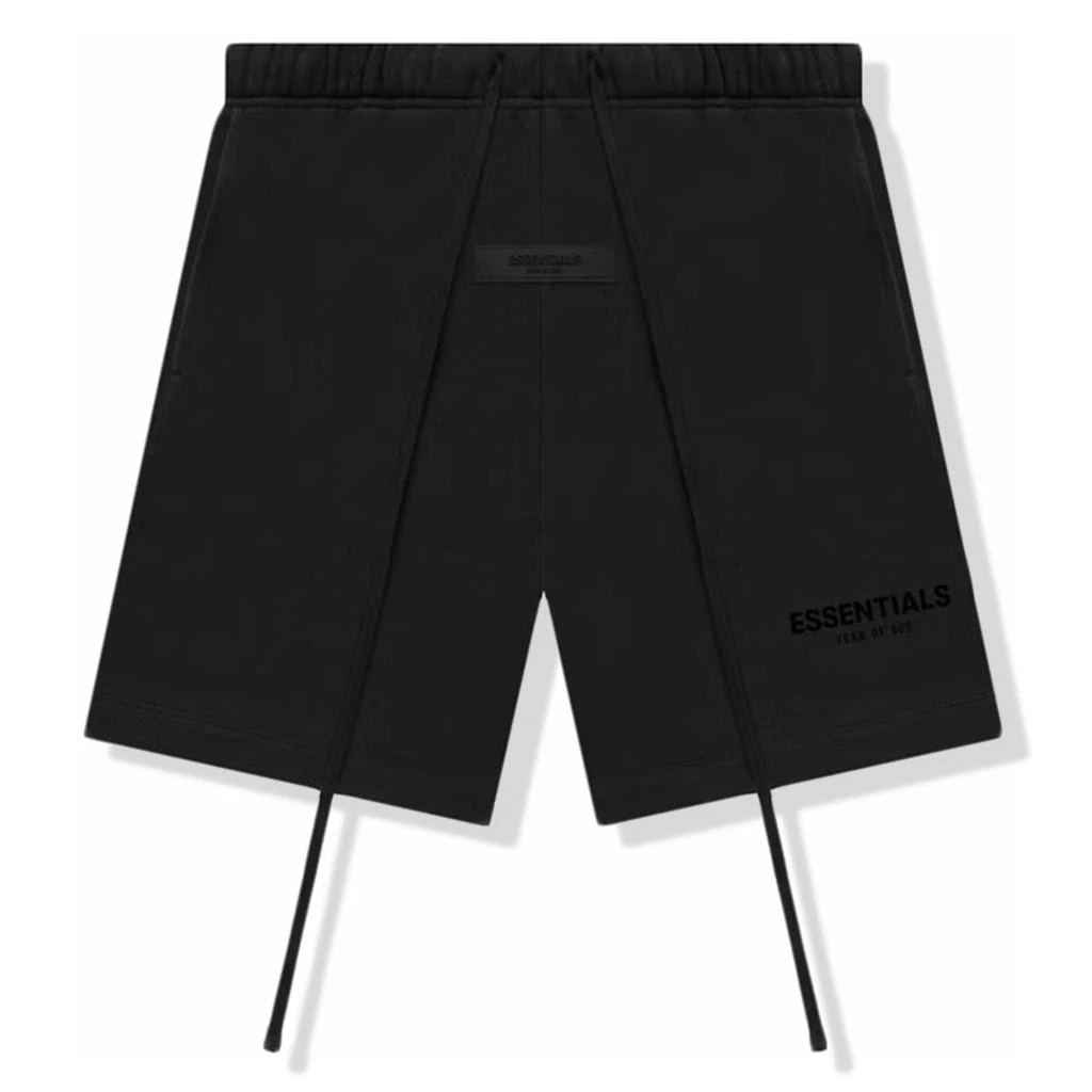 商品Essentials|Fear Of God Essentials Black Shorts (SS22),价格¥1549,第1张图片