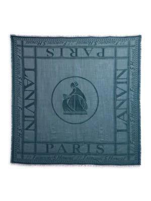 商品Lanvin|Virgin Wool & Silk Scarf,价格¥1871,第4张图片详细描述