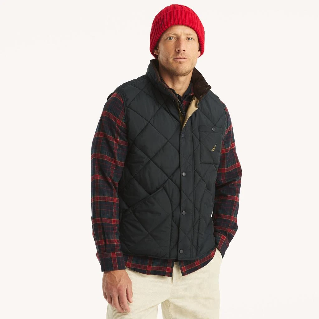 商品Nautica|Mens Tempasphere Utility Vest,价格¥534,第5张图片详细描述