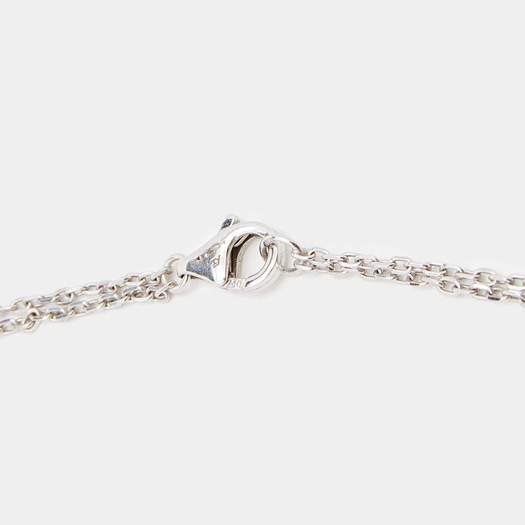 Cartier Love Diamonds 18k Two Tone Gold 3 Loop Double Chain Necklace 商品
