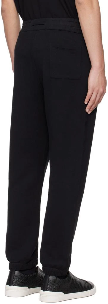 商品Zegna|Black Bonded Sweatpants,价格¥4234,第3张图片详细描述