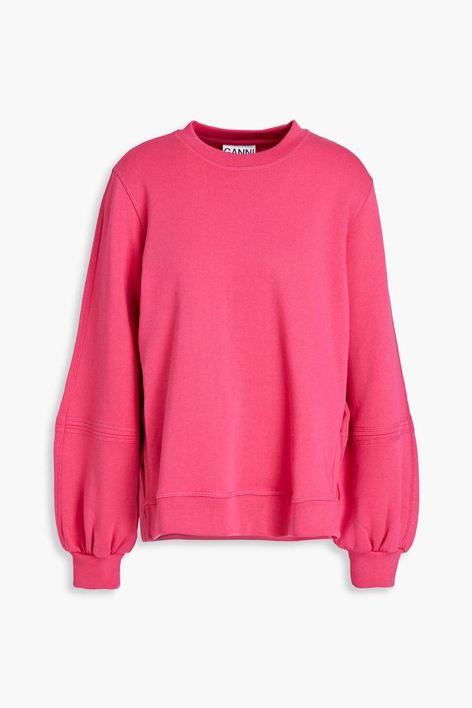 Embroidered cotton-blend fleece sweatshirt商品第3张图片规格展示