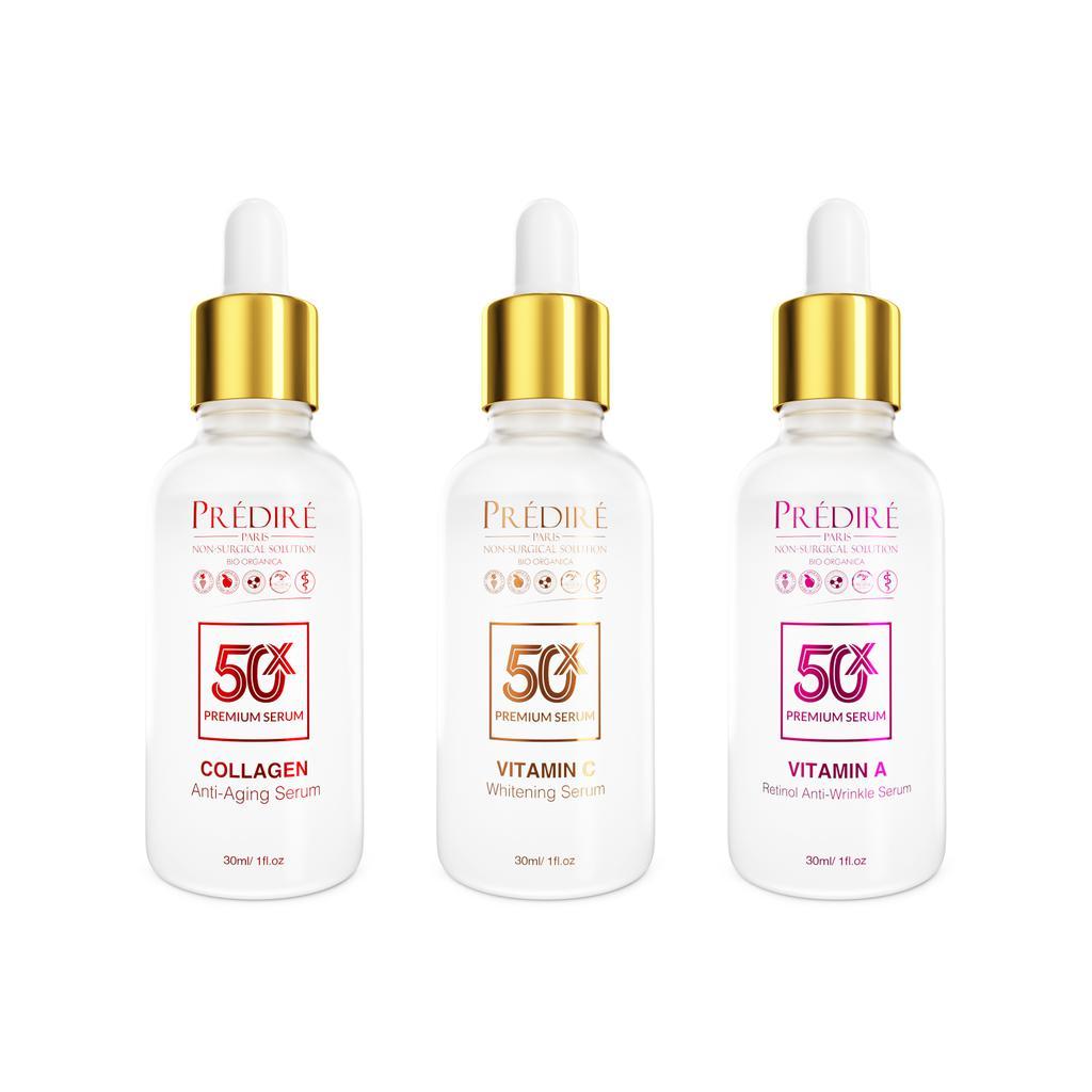 商品Predire Paris|Retinol, Collagen, and Vitamin C Skin Infusion Collection & Spa PRO LED Light Therapy Device-Pink Robe,价格¥1909,第5张图片详细描述