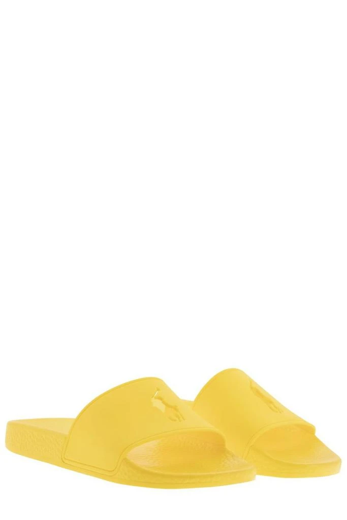 商品Ralph Lauren|Polo Ralph Lauren Pony Carved Slip-On Slides,价格¥866,第4张图片详细描述