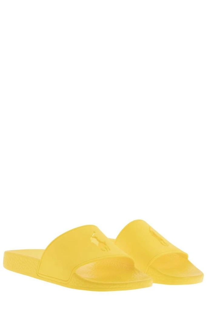 商品Ralph Lauren|Polo Ralph Lauren Pony Carved Slip-On Slides,价格¥939,第4张图片详细描述