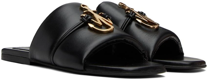 商品JW Anderson|Black Anchor Slides,价格¥1297,第4张图片详细描述